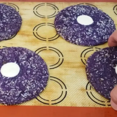 Ube Coconut Cookies Recipe