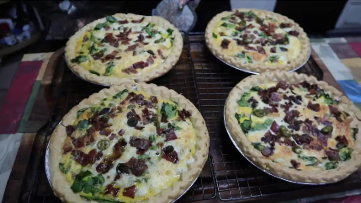 Duck Egg Quiche Recipe